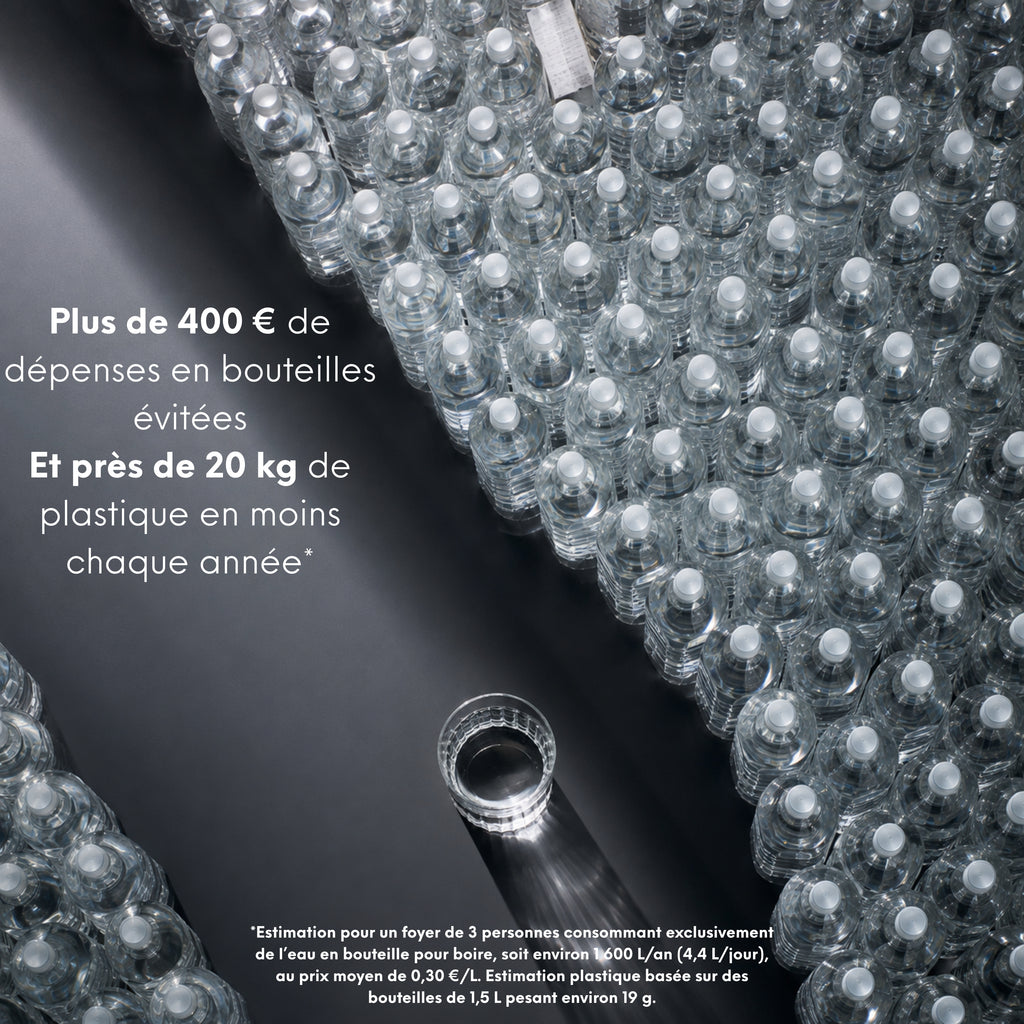 FLOW 4 EN 1 Filtre à eau sur robinet avec douchette multifonctions